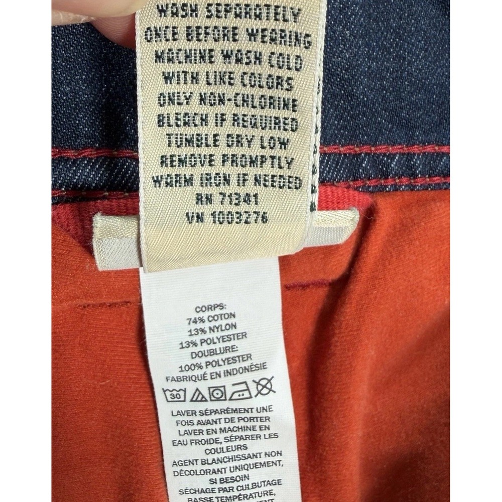 LL Bean Jeans Mens Flannel Lined Dark Wash Denim Sz 34 x 30 Classic Outdoors - Picture 3 of 7